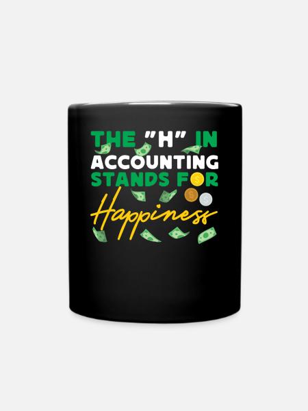 Accountant Bookkeeper Accounting - Tasse einfarbig - Schwarz