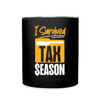 Accountant Bookkeeper Accounting - Full Colour Mug - black - Front