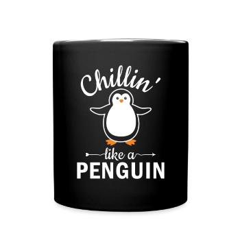 King Penguin Emperor Penguin Penguin Gift - Full Colour Mug - black - Front