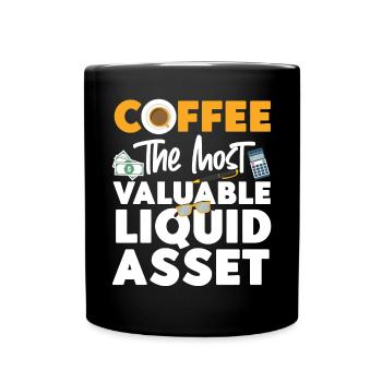 Accountant Bookkeeper Accounting - Full Colour Mug - black - Front