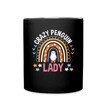 King Penguin Emperor Penguin Penguin Gift - Full Colour Mug - black - Front