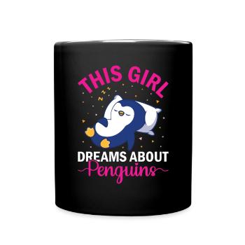 King Penguin Emperor Penguin Penguin Gift - Full Colour Mug - black - Front