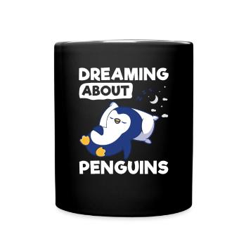 King Penguin Emperor Penguin Penguin Gift - Full Colour Mug - black - Front
