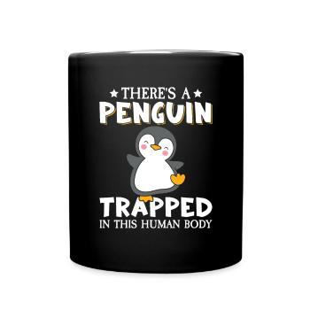King Penguin Emperor Penguin Penguin Gift - Full Colour Mug - black - Front