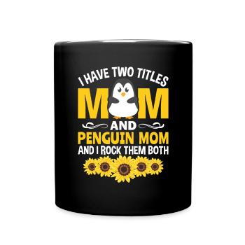 King Penguin Emperor Penguin Penguin Gift - Full Colour Mug - black - Front