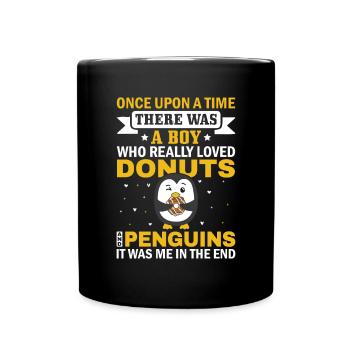 King Penguin Emperor Penguin Penguin Gift - Full Colour Mug - black - Front
