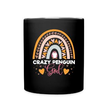 King Penguin Emperor Penguin Penguin Gift - Full Colour Mug - black - Front