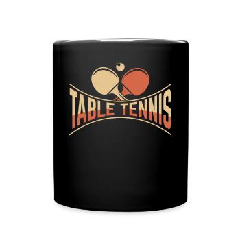 Table Tennis Ping Pong Player Club Outfit! - Mug uni - noir - Devant