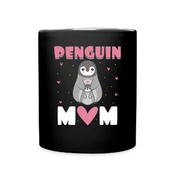 King Penguin Emperor Penguin Penguin Gift - Full Colour Mug - black - Front