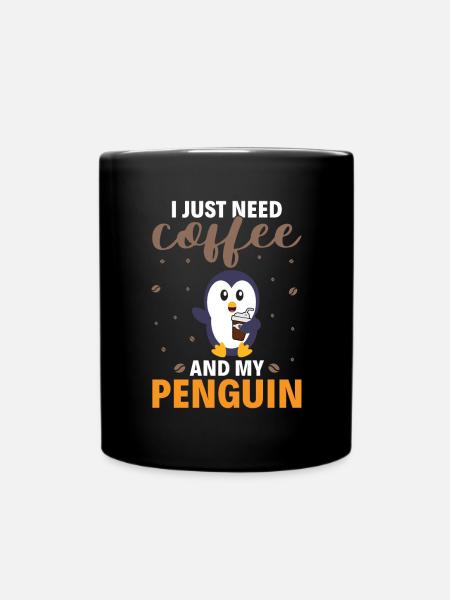 King Penguin Emperor Penguin Penguin Gift - Mug uni - noir