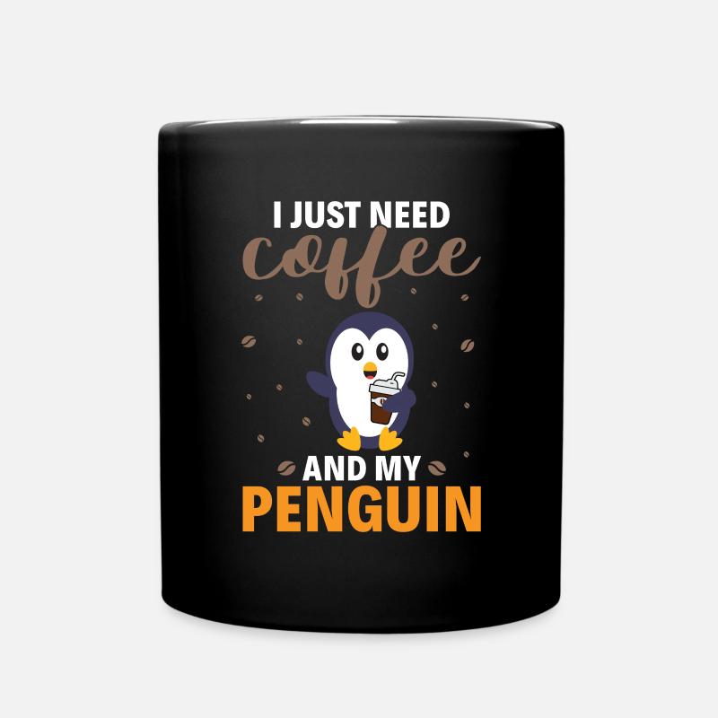 King Penguin Emperor Penguin Penguin Gift - Mug uni - noir