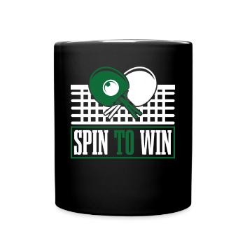Table Tennis Ping Pong Player Club Outfit! - Mug uni - noir - Devant