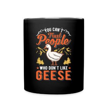 Oies Cadeau Goose Lovers Goose Éleveurs d’oies - Mug uni - noir - Devant