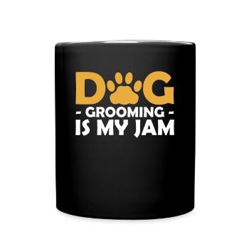 Le toilettage pour chien est ma chemise de confiture Coiffeur pour chien - Mug uni - noir - Devant