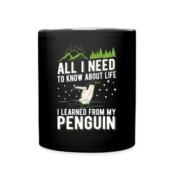 Pingouin Cadeau Pingouin - Mug uni - noir - Devant