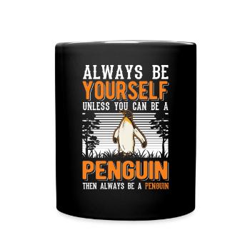 Pingouin Cadeau Pingouin - Mug uni - noir - Devant