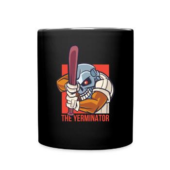 Baseball - The Yerminator - Tasse einfarbig - Schwarz - Vorne