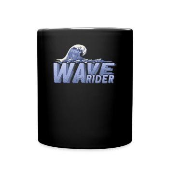 The Great Kanagawa Wave Japan - Full Colour Mug - black - Front
