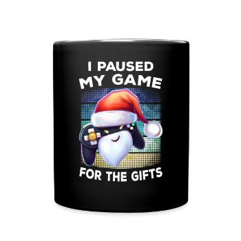 Chapeau de Noël Retro Gamer Gamer Cadeau Gaming - Mug uni - noir - Devant
