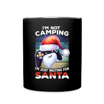 Chapeau de Noël Gamer Slogan Gambler Gift Gambling - Mug uni - noir - Devant