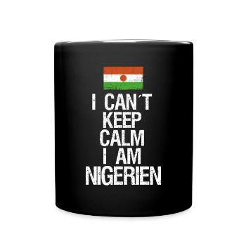 I can not Keep Calm I am Nigrer - Full Colour Mug - black - Front