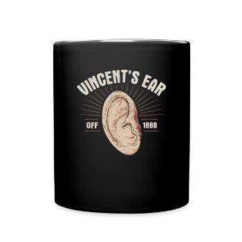 Van Gogh Ohr Art Lovers - Full Colour Mug - black - Front