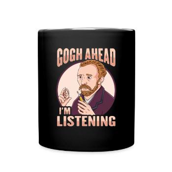 Van Gogh Art Lovers - Full Colour Mug - black - Front