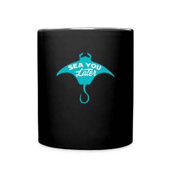 Marine biology - Full Colour Mug - black - Front