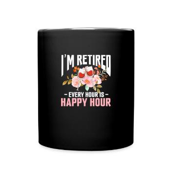 Pension de retraite Pension de pensionné Cadeau de pension de pensionné - Mug uni - noir - Devant