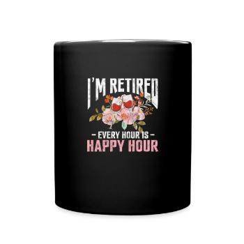 Retirement - Full Colour Mug - black - Front