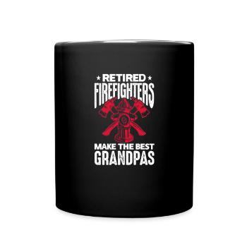 Pension de retraite des pompiers Pension Gift Pension Gift - Mug uni - noir - Devant