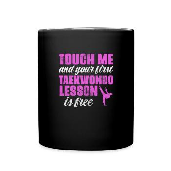 Taekwondo - Mug uni - noir - Devant