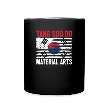 Tang Soo Do Arts Martiaux Karaté Combattant Coréen - Mug uni - noir - Devant