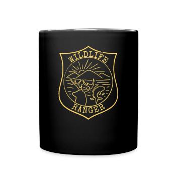 Wildlife Ranger Park Officer Game Warden Agent Na - Full Colour Mug - black - Front