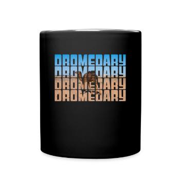 Dromadaire - Mug uni - noir - Devant