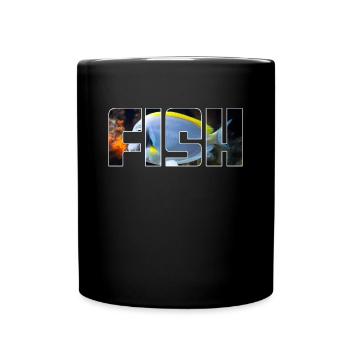 Fish - Full Colour Mug - black - Front