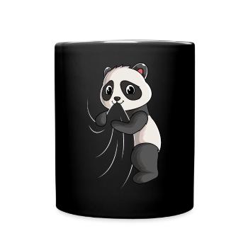 Panda lover Panda Bear Girl Boys - Full Colour Mug - black - Front