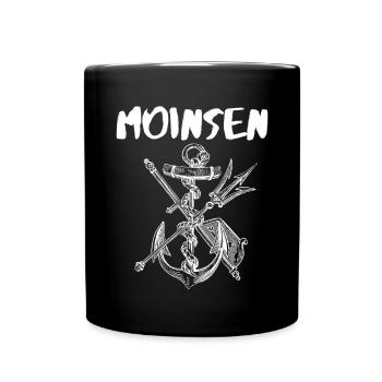 Oldenburg Oldenburger Norden Norddeutschland Moin - Tasse einfarbig - Schwarz - Vorne