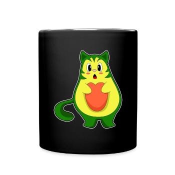 Avocat de chat - Mug uni - noir - Devant