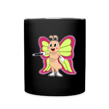 Butterfly Wizard Wand - Full Colour Mug - black - Front