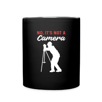 No, it's not a camera. Cartographer. - Full Colour Mug - black - Front