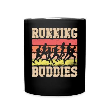 Running Runner Semi-Marathon - Mug uni - noir - Devant