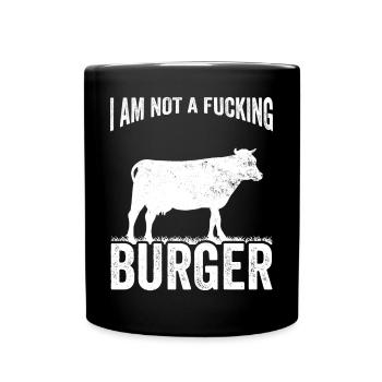 Amoureux des animaux Militant des droits des animaux végétalien végétarien - Mug uni - noir - Devant
