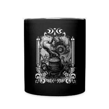 Magic Witch Trank Hexerei okkulte gotische Hexe - Tasse einfarbig - Schwarz - Vorne