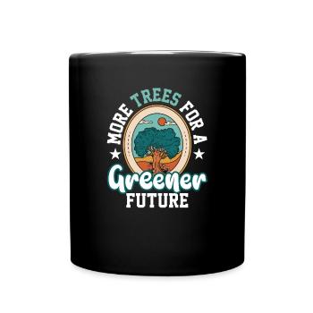 Arbres Sensibilisation à l’environnement Jour de la Terre Arboriculteurs - Mug uni - noir - Devant