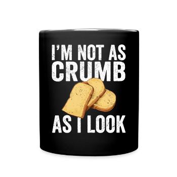 Funny bread baker - Full Colour Mug - black - Front