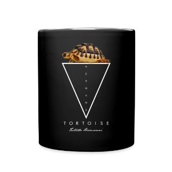 Hermans Tortoise Keeper Geometrische - Tasse einfarbig - Schwarz - Vorne