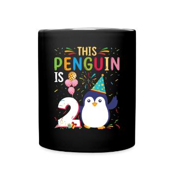 King Penguin Emperor Penguin Penguin Gift - Full Colour Mug - black - Front