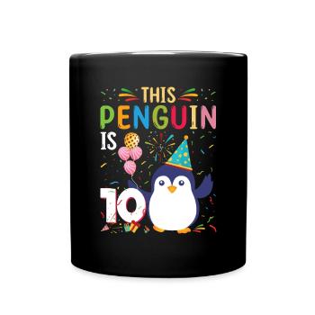 King Penguin Emperor Penguin Penguin Gift - Full Colour Mug - black - Front