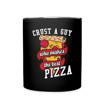 Pizza Baker Pizza Lovers Pizza Gift - Full Colour Mug - black - Front